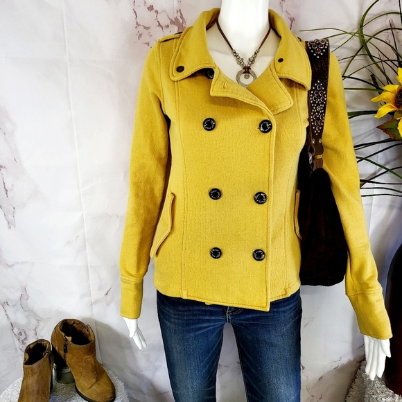 Anthropologie Sweaters - Anthropologie Element Wood & Thread double breasted sweater coat